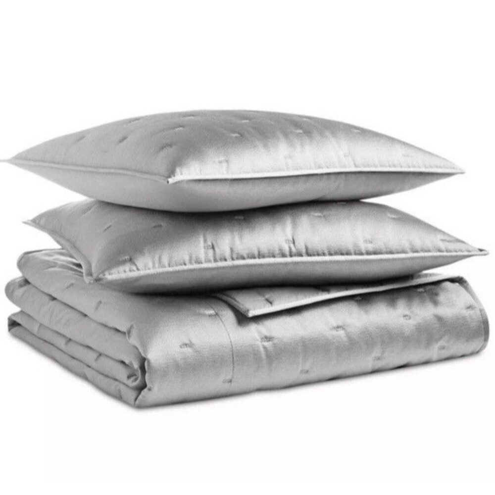 Hotel Collection 3PC King Glint Coverlet And Shams Set , $500